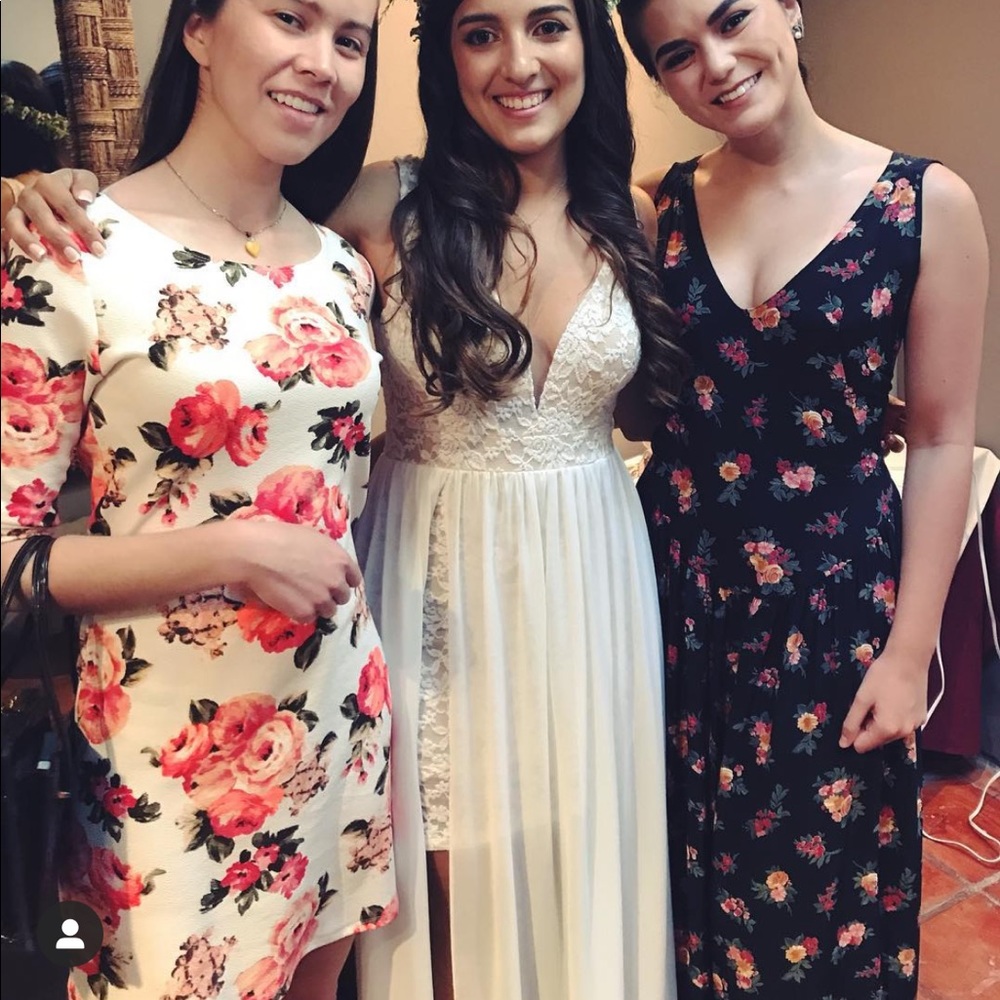 Pink Roses Mini Dress